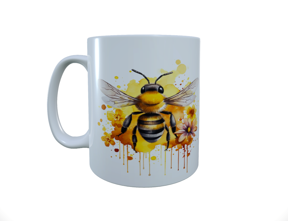 Bee Ceramic Mug, Bee Coffee Mug, Bee Tea Mug, Bee Mug